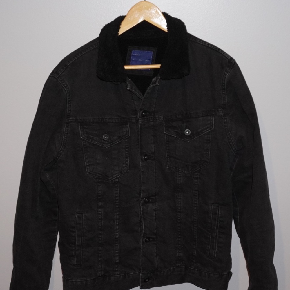 Men’s Zara Insulated Black Jean Jacket